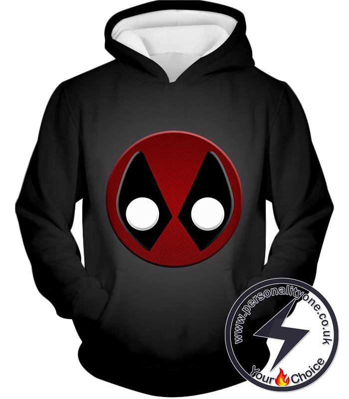 Favourite Deadpool Logo Cool Black Hoodie