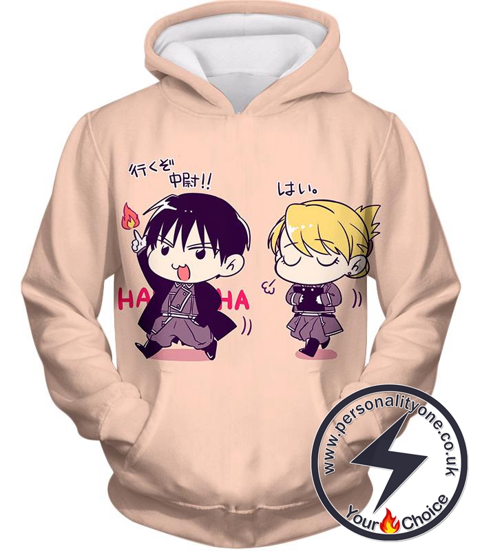 Fullmetal Alchemist Cute Fullmetal Alchemist Anime Illustrations Roy x Riza Amazing Promo Hoodie