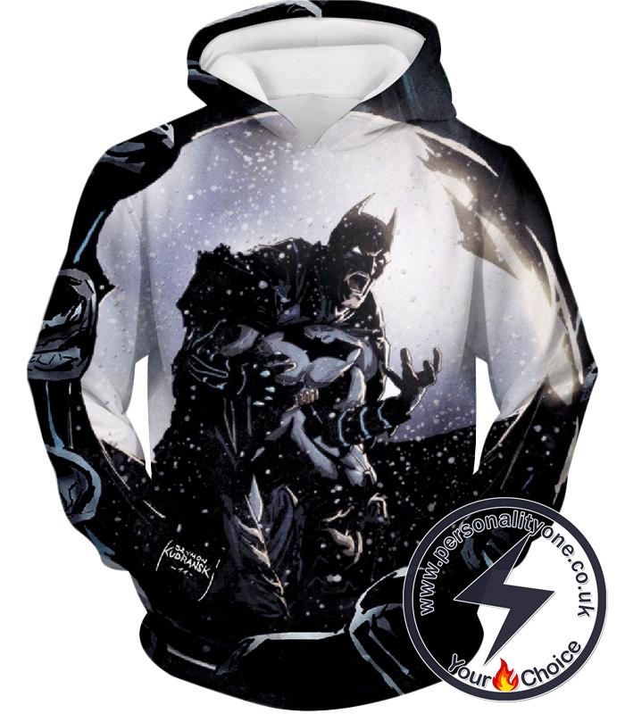 Gothams Ultimate Protector Batman Crazy Graphic Hoodie