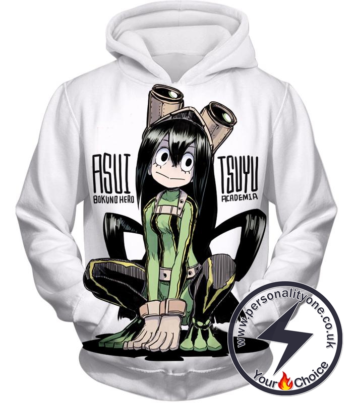 My Hero Academia Awesome Rainy Season Hero Froppy Tsuyu Asui Cool Anime Promo Hoodie