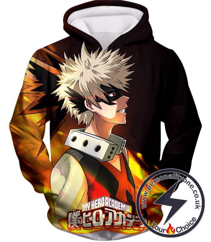 My Hero Academia Bakugo Katsuki Explosive Quirk Hoodie