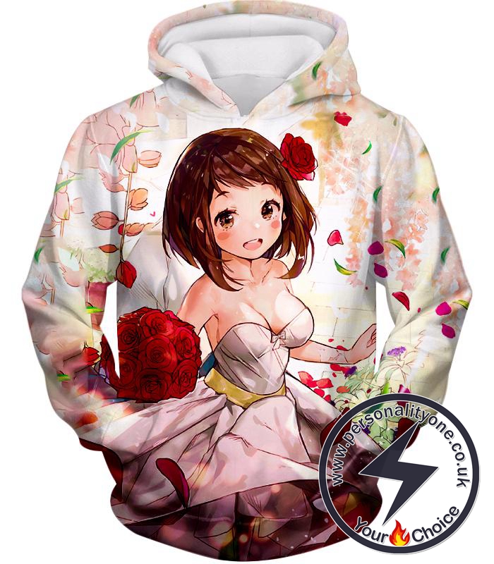 My Hero Academia Beautiful Uraraka Fan Made Dress Cute Anime Promo Hoodie