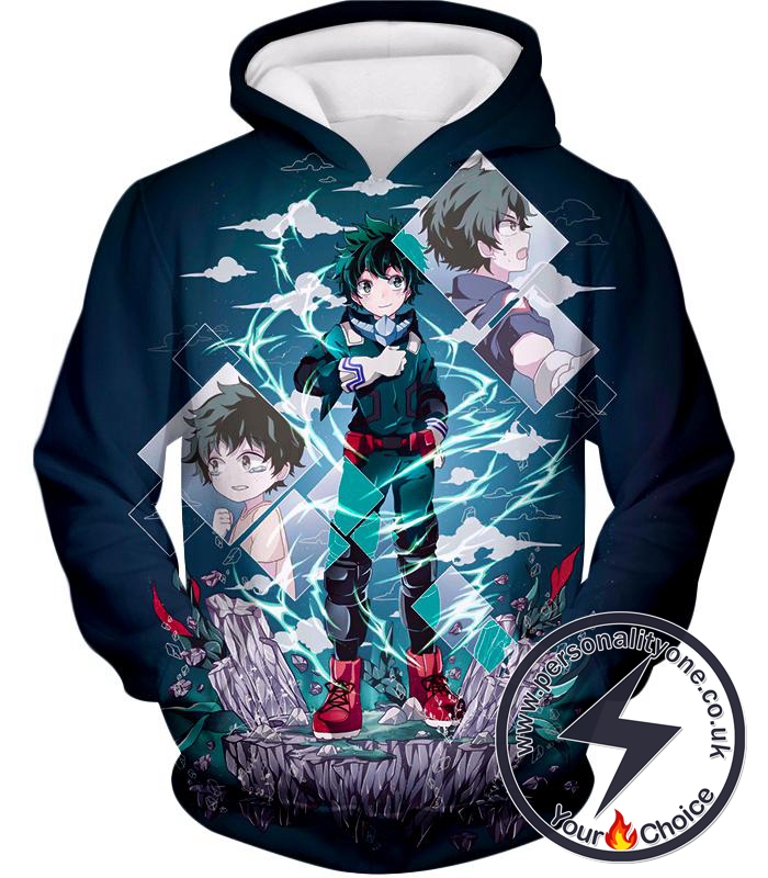 My Hero Academia Chasing the Dreams of Hero Izuki Midoriya Awesome Anime Hoodie