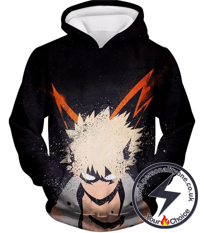 My Hero Academia Explosive Hero Student Katsuki Bakugo Hoodie