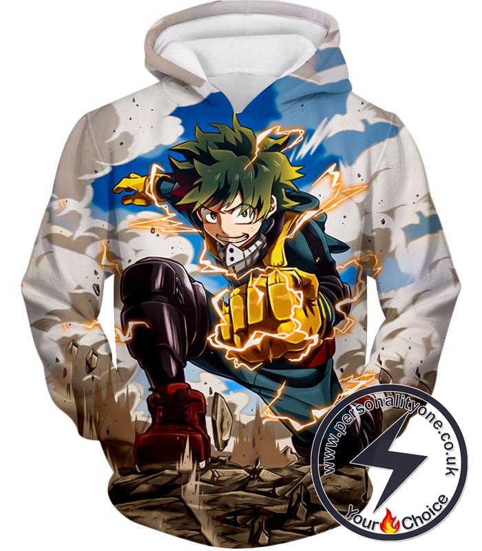 My Hero Academia Izuki Midoriya Plus Ultra Awesome One for All Action Promo Hoodie