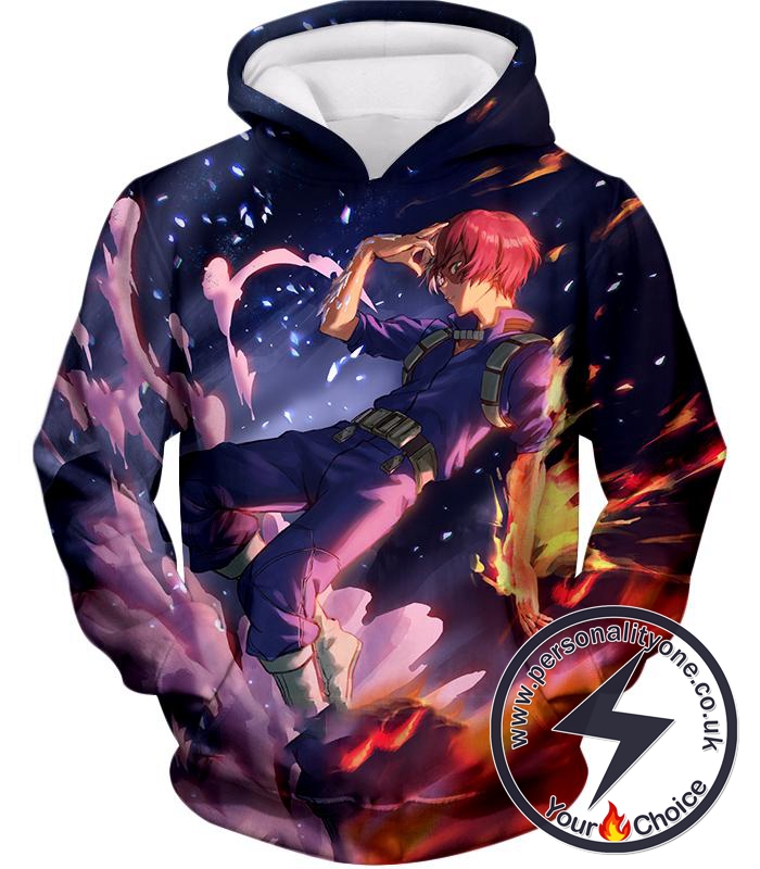 My Hero Academia Shoto Todoroki Awesome Action Hero Hoodie