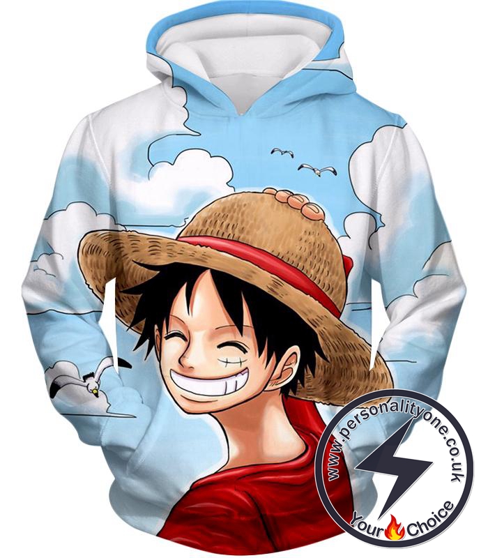 One Piece Funny Adventurous Straw Hats Captain Luffy Cool Hoodie