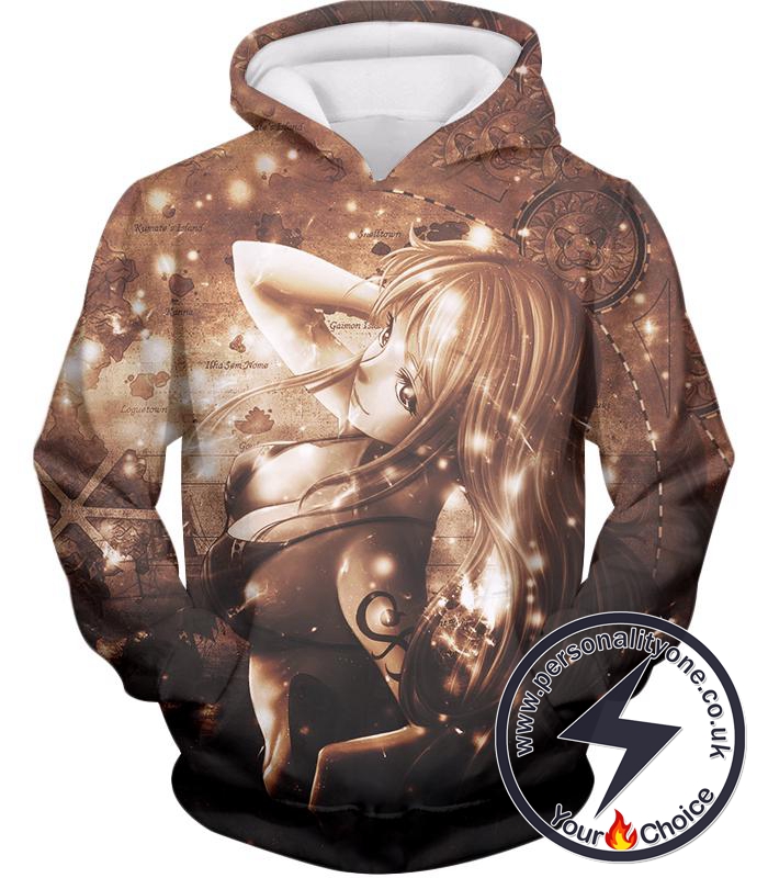One Piece KiSuper Hot Straw Hat Pirate Nami the Navigator Cool Hoodie
