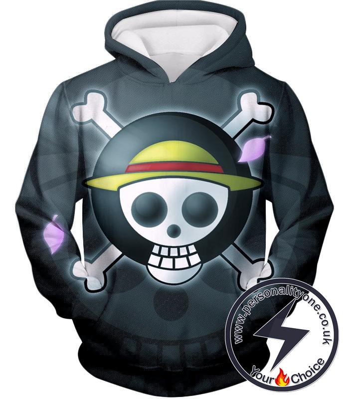 One Piece Super Cool Straw Hat Pirate Logo Promo Hoodie