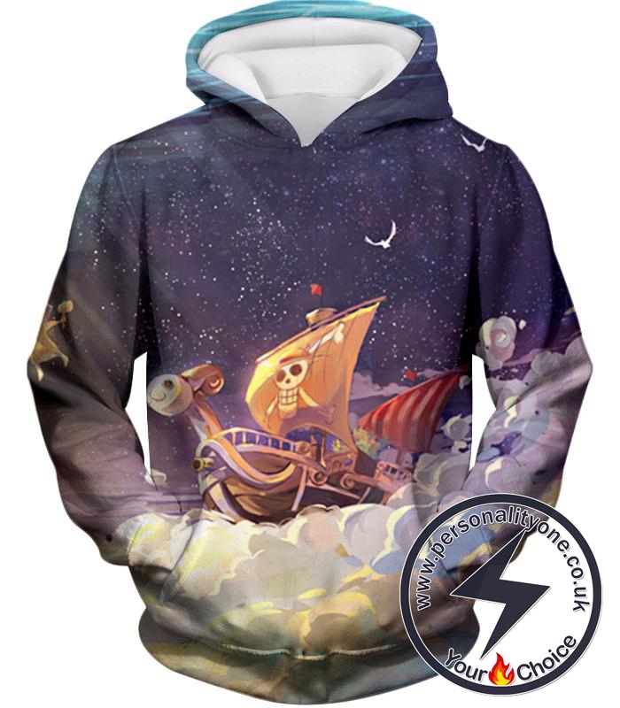 One Piece Super Cool Straw Hat Ship Going Merry Amazing Hoodie