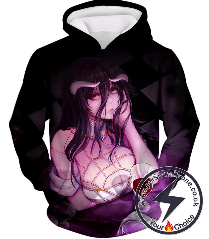 Overlord Albedo the Guardian Overseer and Supervisor Awesome Anime Promo Hoodie