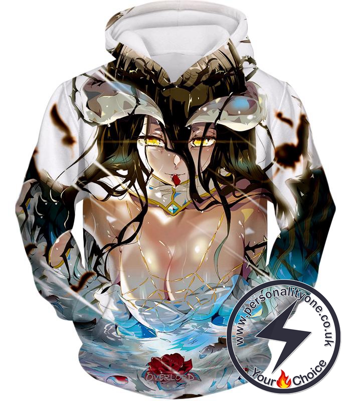 Overlord Awesome Graphic Promo Albedo The Overseer of Guardians Cool Anime Hoodie