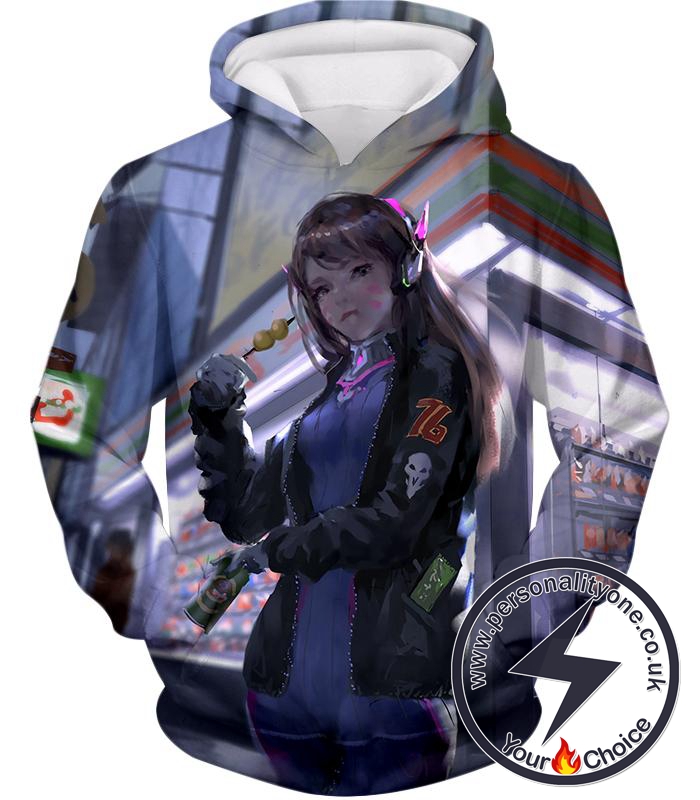 Overwatch Best Overwatch Tank Support D.Va Cool Hoodie