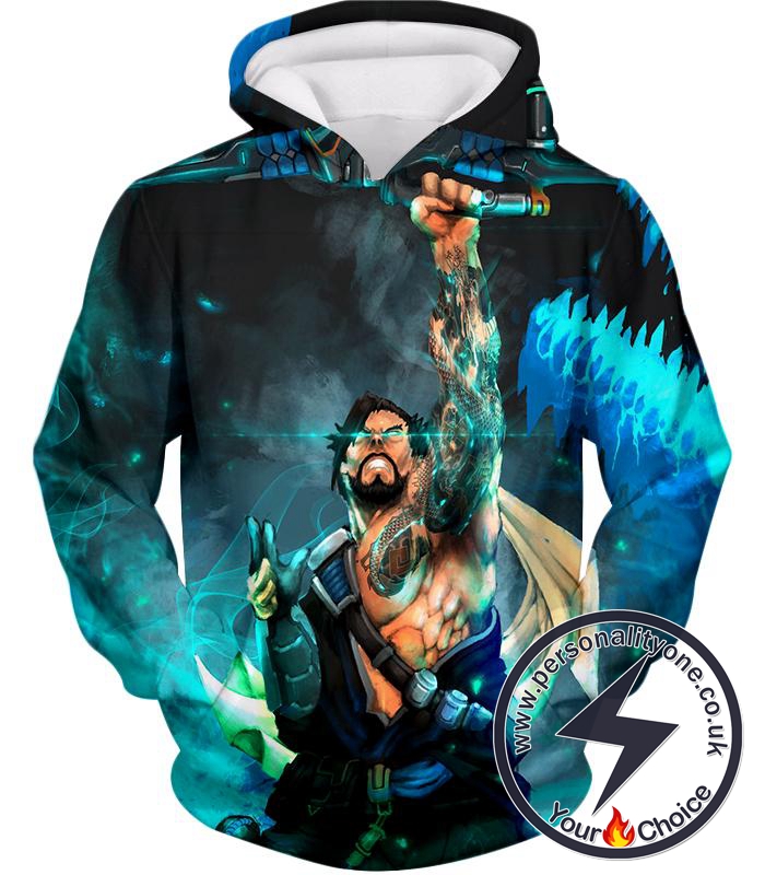 Overwatch Bow Arrow Specialist Fighter Hanzo Hoodie