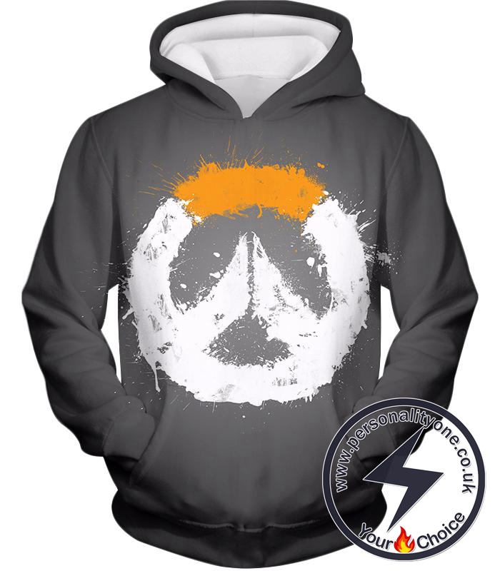 Overwatch Cool Black Logo Hoodie