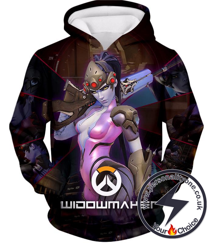 Overwatch Deadly Assassin Widowmaker Action Overwatch Promo Hoodie