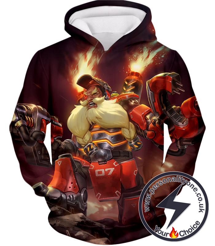 Overwatch Defense Hero Torbjorn Hoodie