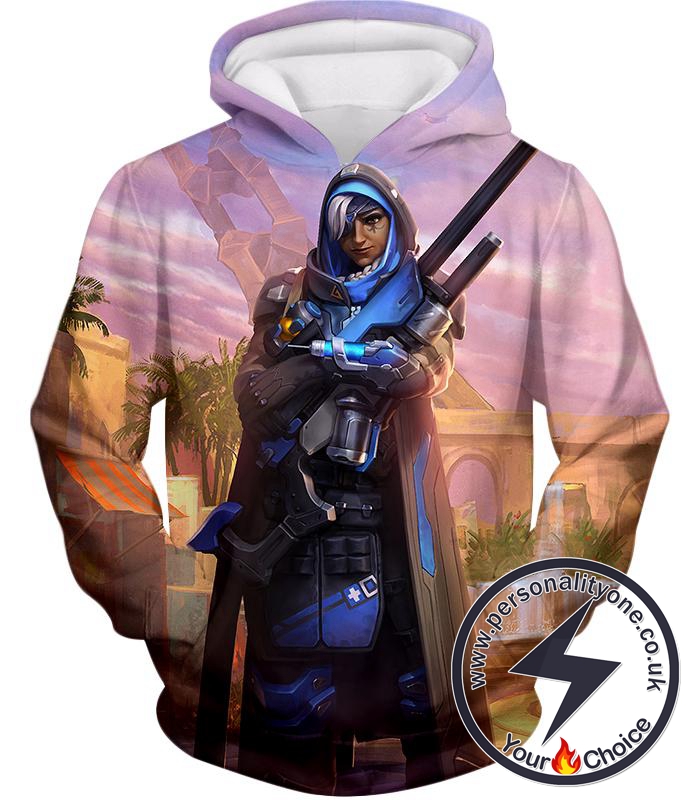 Overwatch Elite Sniper Ana Amori Hoodie