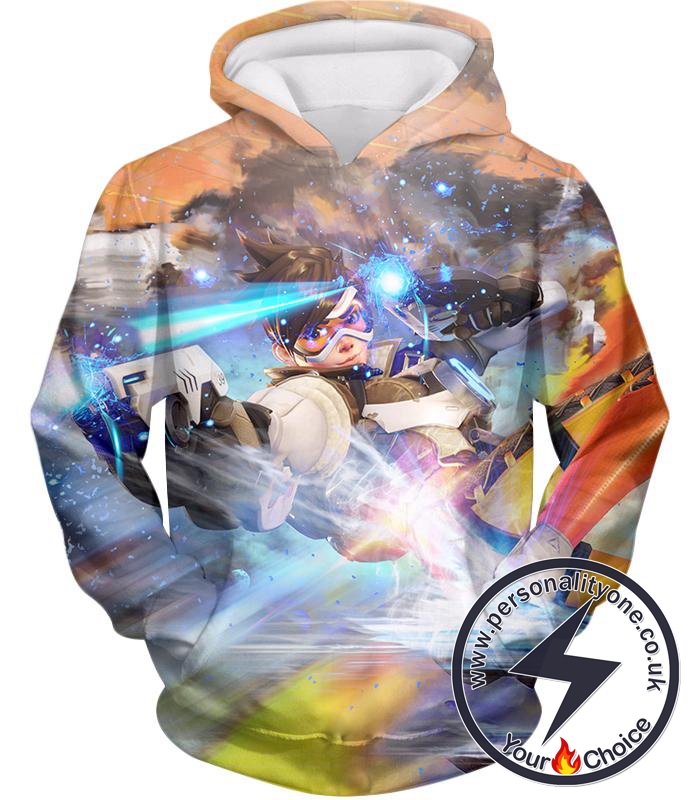 Overwatch Fastest Attack Hero Tracer Hoodie