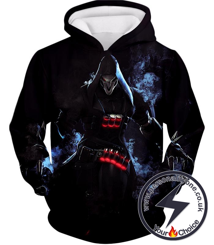 Overwatch Ghostly Hunter Deadly Enemy Reaper Hoodie