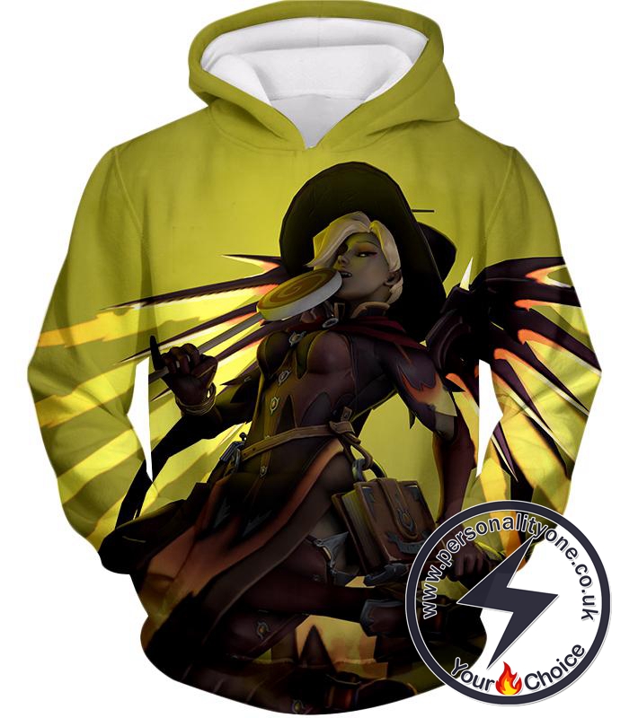Overwatch Halloween Skins Team Healer Mercy Hoodie