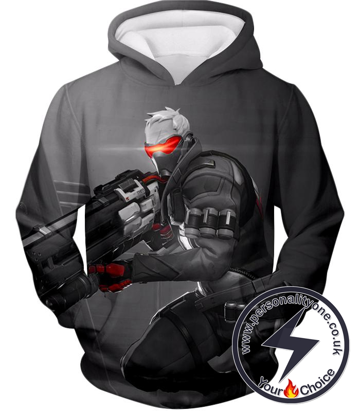 Overwatch Mystery Fighter Soldier:76 Hoodie