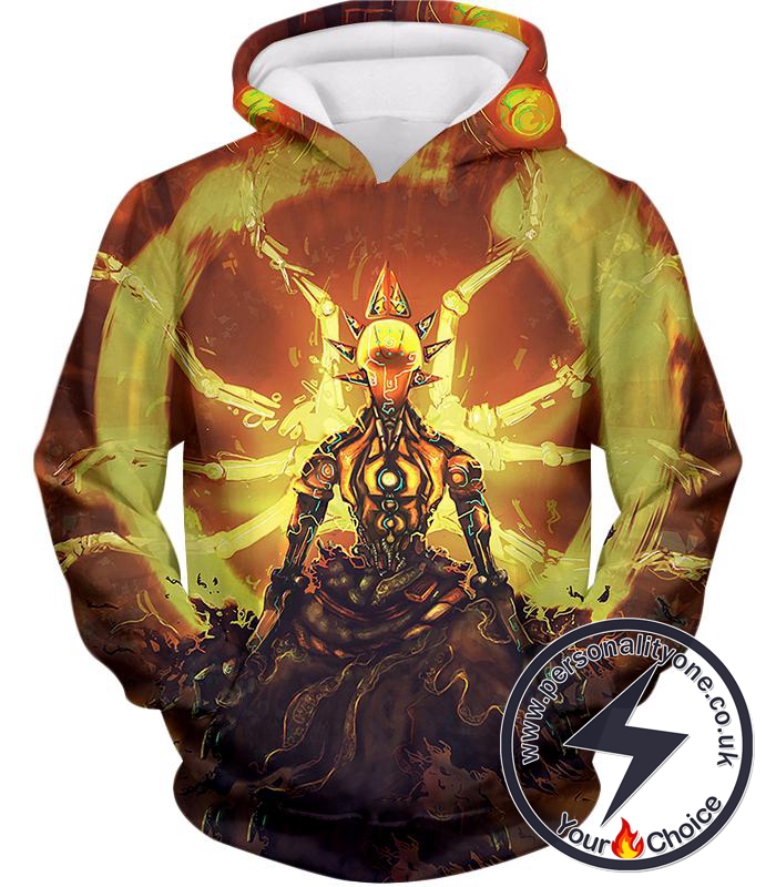 Overwatch Powerful Robot Wandering Guru Zenyatta Hoodie