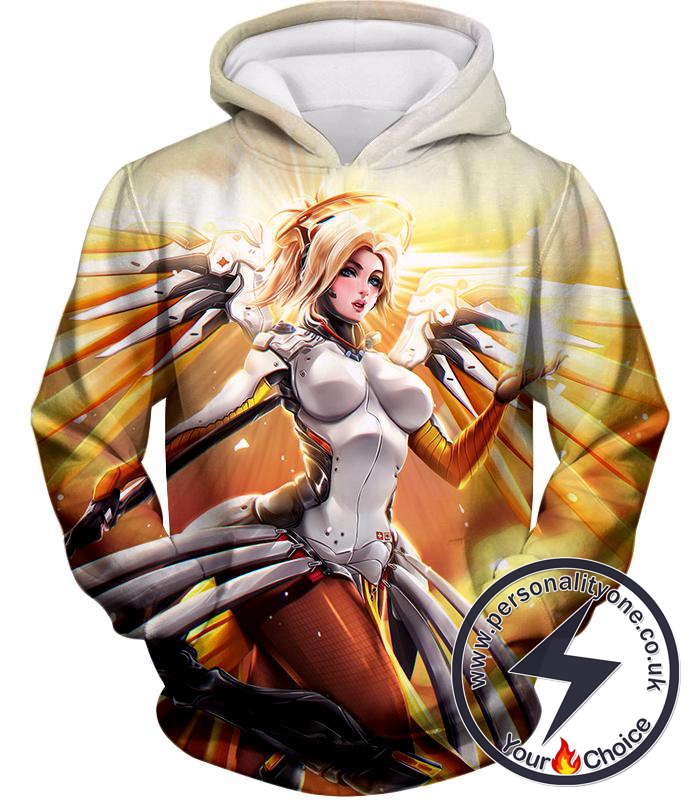 Overwatch Valkyrie Mercy Support Hero Hoodie