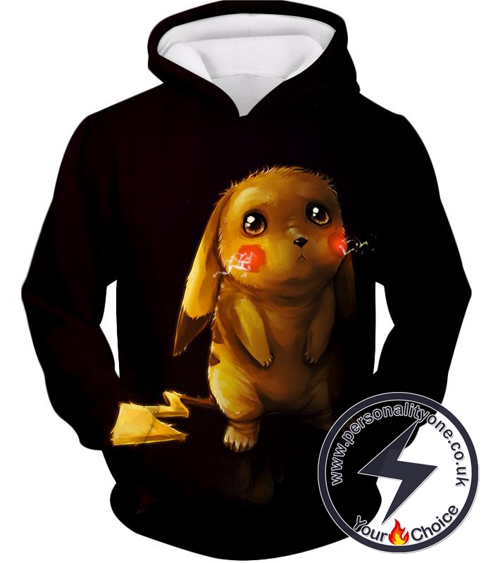 Pokemon Amazing Psychic Pokemon Mewto Cool Black Hoodie