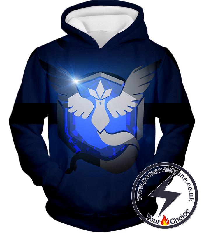 Pokemon Articuno Mystic Legendary Pokemon Logo Amazing Black Hoodie
