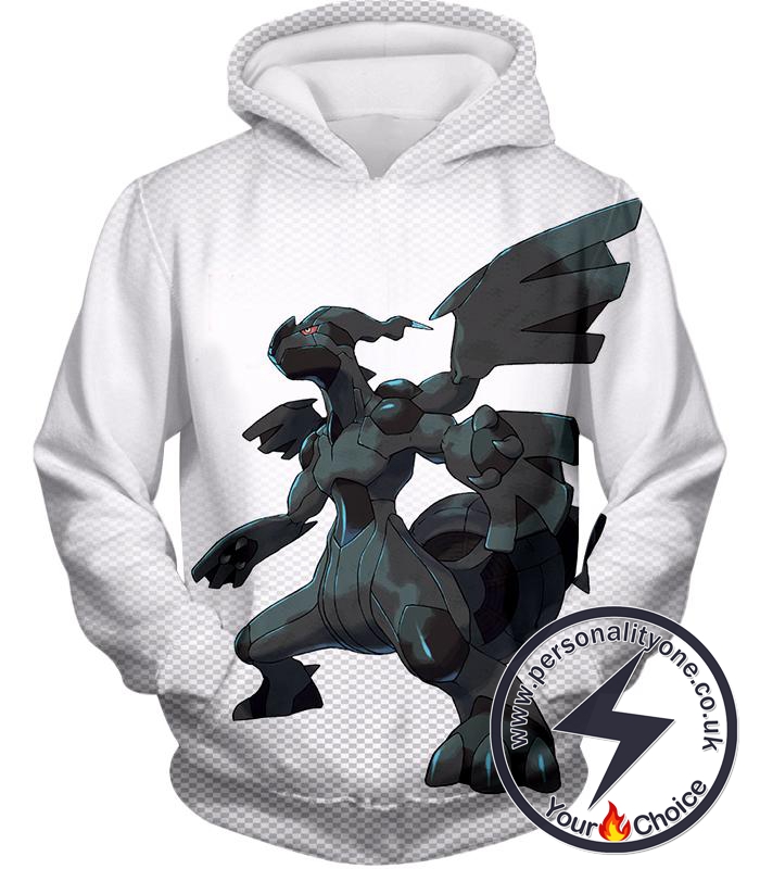 Pokemon Awesome Legendary Pokemon Zekrom Black and White Series Hoodie