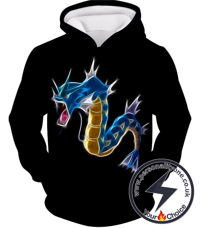 Pokemon Best Flying Water Type Pokemon Gyarados Favourite Black Hoodie