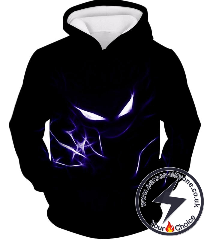 Pokemon Cool Ghost Type Pokemon Haunter Amazing Black Hoodie