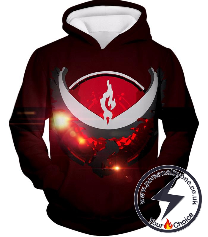 Pokemon Legendary Moltress Logo Cool Black Hoodie