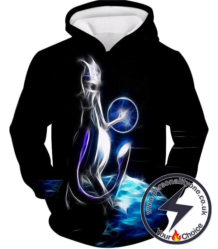 Pokemon Mewto the Legendary Psychic Pokemon Cool Black Hoodie