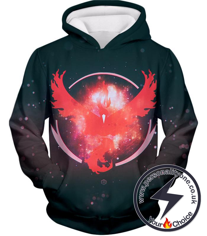 Pokemon Moltress the Legendary Fire Pokemon Logo Amazing Hoodie
