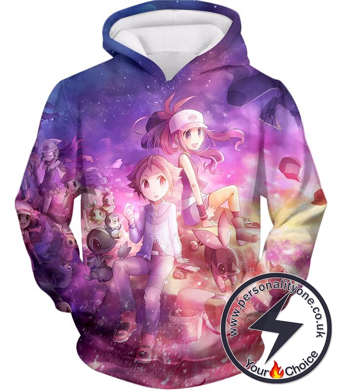 Pokemon Pokemon Black and White Series Trainers Hilbert and Hilda Amazing Hoodie
