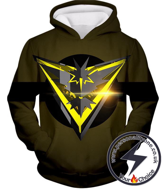 Pokemon Zapdos the Legendary Thunder Pokemon Cool Logo Hoodie
