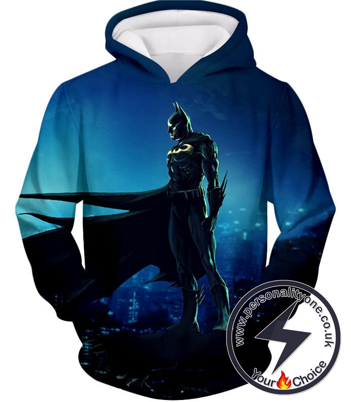 Protecting in the Dark Ultimate Hero Batman Awesome Graphic Hoodie