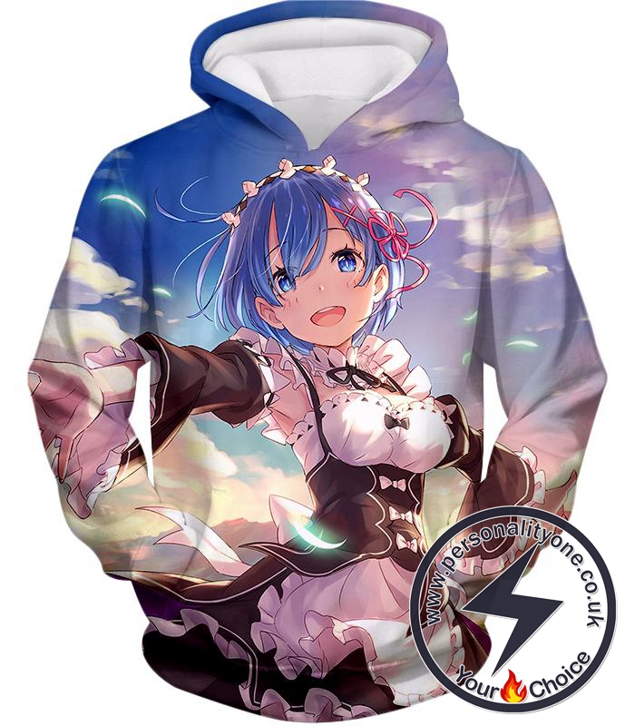 Re:Zero Super Cute Anime Beauty Maid Rem Cool Hoodie