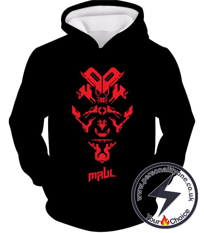 Star Wars Cool Sith Lord Darth Maul Promo Black Hoodie