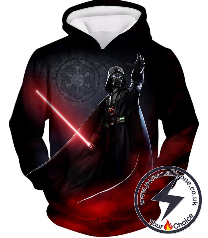 Star Wars Star Wars Galactic Empire Darth Vader Action Black Hoodie