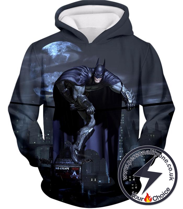 Super Cool 3D Batman Action Game Promo Graphic Hoodie