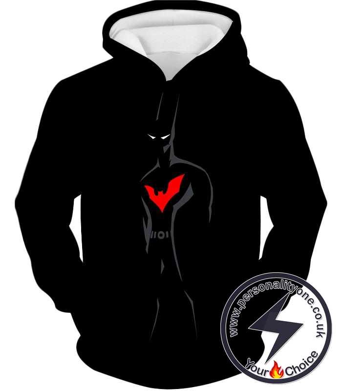 Super Cool Batman Beyond Promo Black Hoodie