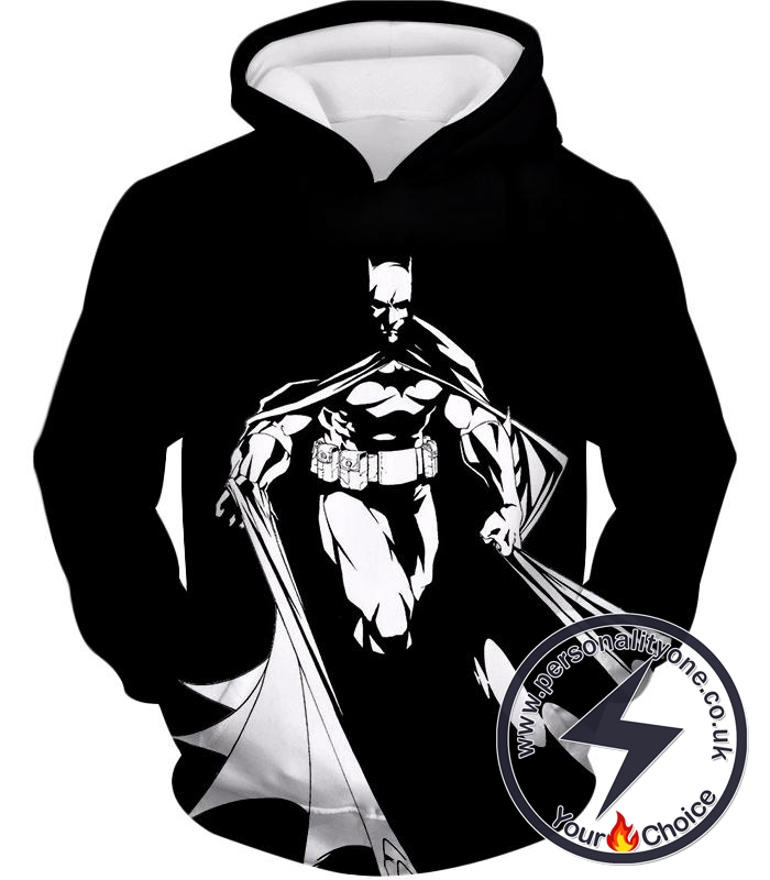 Superhero Batman Cool Animated Black Hoodie