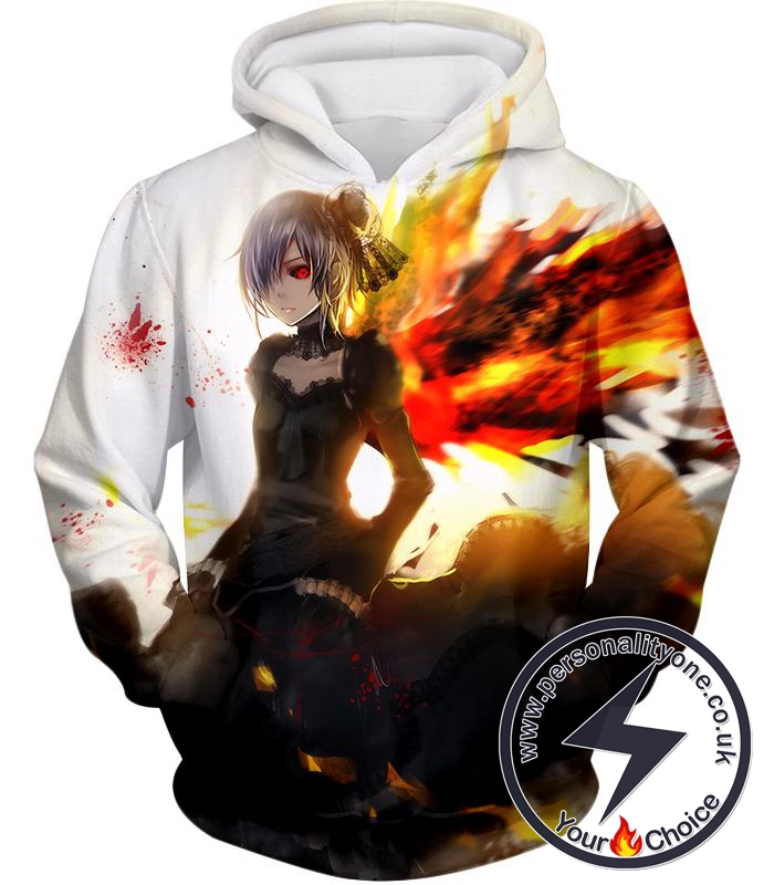 Tokyo Ghoul Awesome Female Ghoul Touka Kirishima Hoodie