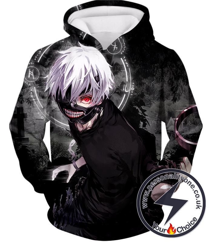 Tokyo Ghoul Awesome Ghoul Ken Kaneki Black Hoodie