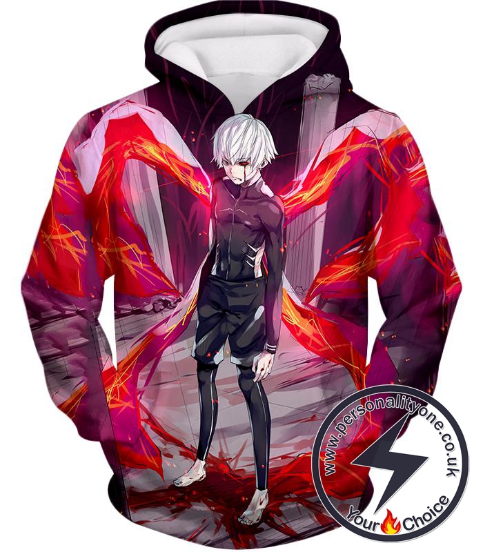 Tokyo Ghoul Awesome Ken Kaneki Kink Action Cool Anime Still Hoodie