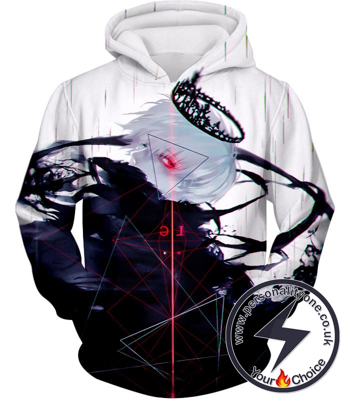 Tokyo Ghoul Awesome One Eyed King Kaneki Cool Anime Action Promo Hoodie