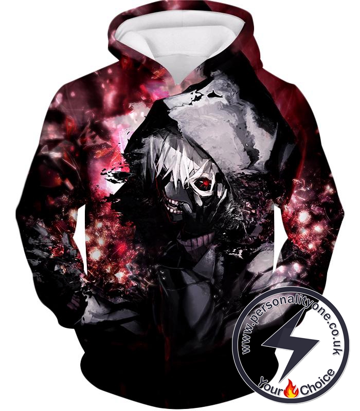 Tokyo Ghoul Ghoul Cannibal Ken Kaneki Cool Printed Hoodie